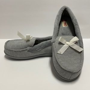 Dear Foams Grey Comfy Slippers Wide Width US 9-10